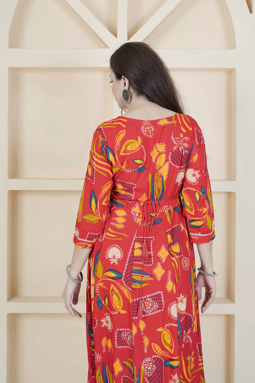 BARBEEE Flared/A-line Gown (Multicolor) - Karishma